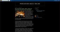 Desktop Screenshot of percussionmusiconline.blogspot.com