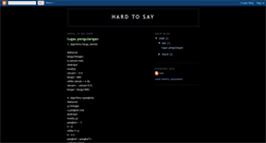 Desktop Screenshot of emo-hardtosay.blogspot.com