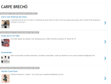 Tablet Screenshot of carpebrecho.blogspot.com