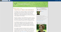Desktop Screenshot of caregiverresources.blogspot.com