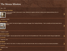 Tablet Screenshot of meansmission.blogspot.com