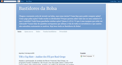 Desktop Screenshot of bastidoresdabolsa.blogspot.com