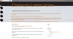 Desktop Screenshot of clarenceslettershome.blogspot.com