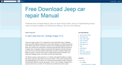 Desktop Screenshot of freejeepmanuals.blogspot.com