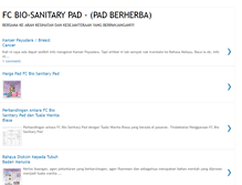 Tablet Screenshot of bio-sanitarypad.blogspot.com