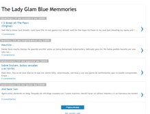 Tablet Screenshot of ladyglamblue.blogspot.com