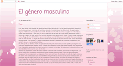 Desktop Screenshot of elgeneromasculino.blogspot.com