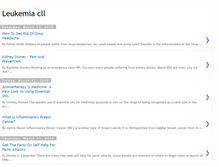 Tablet Screenshot of leukemia-cll.blogspot.com