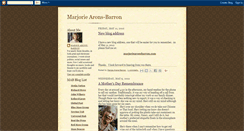 Desktop Screenshot of marjoriearonsbarron.blogspot.com