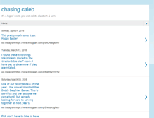 Tablet Screenshot of chasingcaleb.blogspot.com