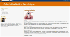 Desktop Screenshot of oshosmeditationtechinique.blogspot.com