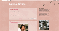 Desktop Screenshot of dezdedinhos.blogspot.com