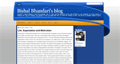 Desktop Screenshot of bishalbhandari.blogspot.com