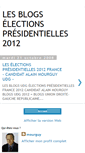 Mobile Screenshot of blogs-presidentielles-2012.blogspot.com