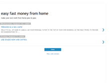 Tablet Screenshot of easyfastmoneyfromhome.blogspot.com