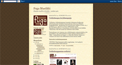 Desktop Screenshot of fugamusiikki.blogspot.com