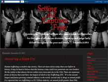 Tablet Screenshot of freeingcaptives.blogspot.com