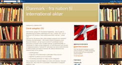 Desktop Screenshot of danmarks-historie.blogspot.com