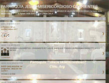 Tablet Screenshot of pquiajesusmisericordiosocorrientes.blogspot.com