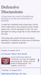 Mobile Screenshot of defensivediscussions.blogspot.com