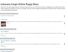 Tablet Screenshot of loharanocorgipuppydiary.blogspot.com