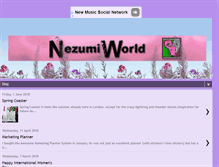 Tablet Screenshot of nezumiworld.blogspot.com