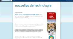 Desktop Screenshot of nouvelles-de-technologie.blogspot.com