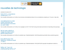 Tablet Screenshot of nouvelles-de-technologie.blogspot.com