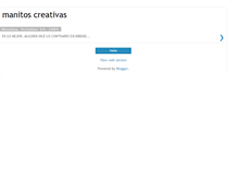 Tablet Screenshot of manitoscreativas.blogspot.com