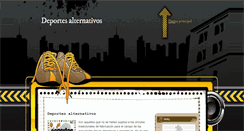 Desktop Screenshot of deportesmasalternativos.blogspot.com