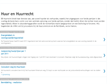 Tablet Screenshot of huurrecht.blogspot.com