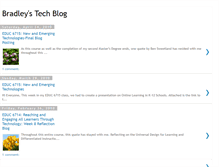 Tablet Screenshot of bradleytechblog.blogspot.com