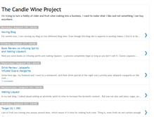 Tablet Screenshot of candlewineproject.blogspot.com