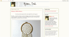 Desktop Screenshot of nyssaink.blogspot.com