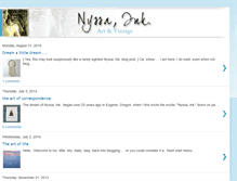 Tablet Screenshot of nyssaink.blogspot.com