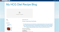 Desktop Screenshot of myhcgdietrecipeblog.blogspot.com