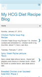 Mobile Screenshot of myhcgdietrecipeblog.blogspot.com