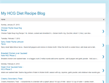 Tablet Screenshot of myhcgdietrecipeblog.blogspot.com