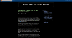 Desktop Screenshot of moist-banana-bread-recipe.blogspot.com