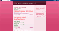 Desktop Screenshot of delhi-it-jobs.blogspot.com