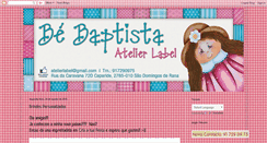 Desktop Screenshot of bebaptista.blogspot.com