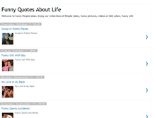 Tablet Screenshot of funnyquotesabout-life.blogspot.com