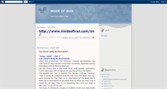 Desktop Screenshot of insideofiran.blogspot.com