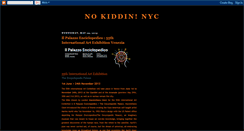 Desktop Screenshot of nokiddinnyc.blogspot.com