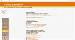 Desktop Screenshot of kantarsistemleri.blogspot.com