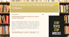 Desktop Screenshot of designyourdreamworld.blogspot.com
