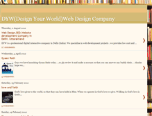 Tablet Screenshot of designyourdreamworld.blogspot.com
