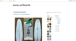 Desktop Screenshot of eaveysurfboards.blogspot.com