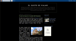 Desktop Screenshot of elgustodeviajar.blogspot.com