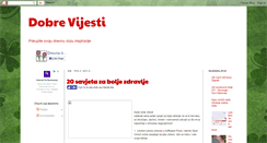 Desktop Screenshot of dobra-vijest.blogspot.com